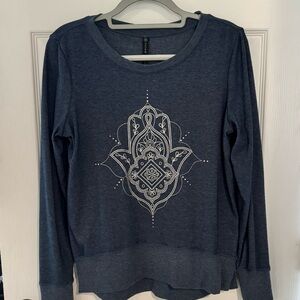 Gaiam Hamsa Blue Sweatshirt